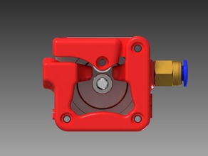 3mm di tamponamento in 3d bowden direct drive estrusore v2 Stampante estrusori 3d print model - Mito3D