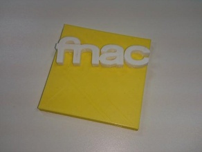 fnac-logo Schilder & logos 3d print model - Mito3D