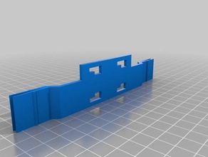 my customized universal device mount bar automotive 3d print model - Mito3D