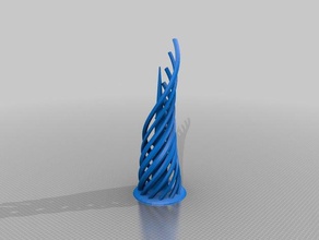 Späne - null Mathe-Kunst abstract die abstrakte Kunst openscad Skulptur werden 3d print model - Mito3D