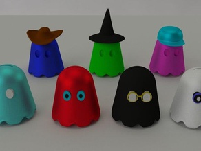 accessory ghostly piggy bank secret box office children desk toy 3d print model - Mito3D