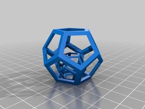 sia santificato il decaedro mini matematica arte 3d print model - Mito3D