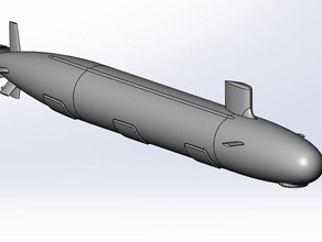 ssn774 virginia class submarine vehicles 774 3d print model - Mito3D