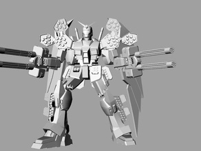 iron gun daka man toys & games frankenstein gundam 3d print model - Mito3D