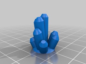 Kristalle Requisiten kundengebundene 3d print model - Mito3D
