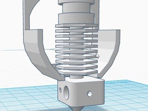 modified fan shroud hexagon hot end my makerfarm 3d printer accessories 3d print model - Mito3D