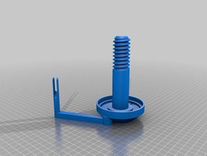 printrbot zero friction spool holder 3d printer accessories bearing thread 3d print model - Mito3D