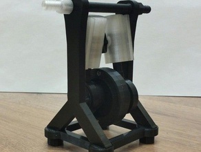 oszillierende Zweizylinder-Dampf-Luft-Motor mechanische Spielzeuge Dampf-Motor 3d print model - Mito3D