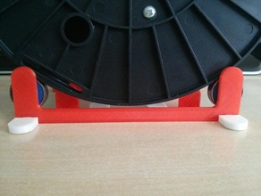 simples filamento de spool suportar qualquer largura Impressora 3d acessórios titular montagem rolo suporte 3d print model - Mito3D