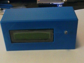 cas 2 x 16 écran lcd de l'électronique 3d print model - Mito3D