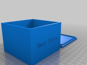 minha caixa recipientes personalizado 3d print model - Mito3D