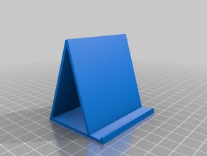 display stand flat mobile phone customized 3d print model - Mito3D