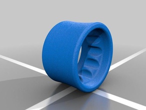 benutzerdefinierte 15,5 mm flesh tunnel Schmuck Ohr ring ring-Schmuck 3d print model - Mito3D