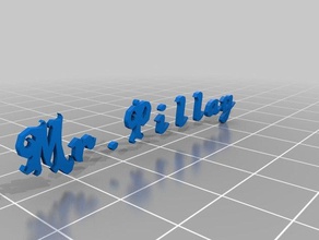 nameplate containers customized 3d print model - Mito3D