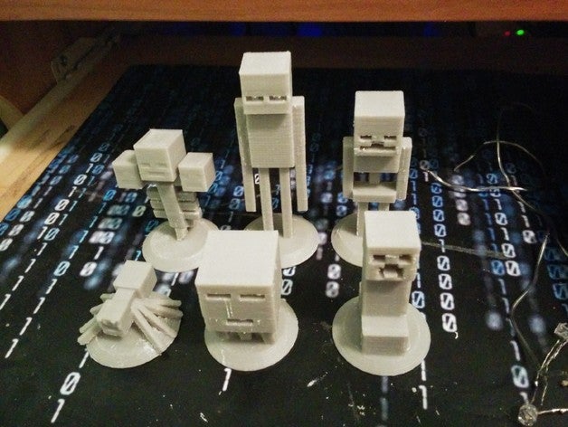 minecraft jogo de xadrez 3D print model - Mito3D