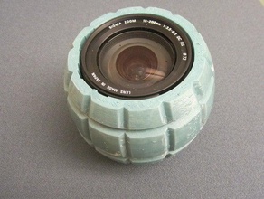 18-200 sigma lens bombası kutusu kamera canon objektif tutucu 3d print model - Mito3D