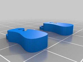 aretes de correo personalizado 3d print model - Mito3D