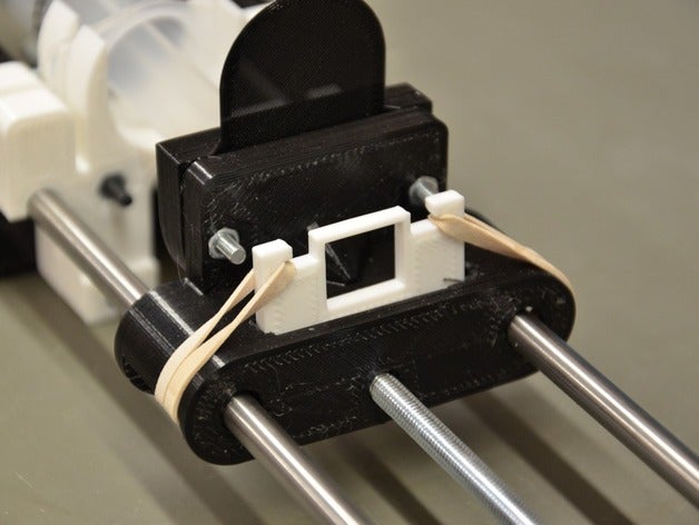 modified open source syringe pump parts escapement most 3D print model - Mito3D