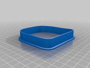 ben's toast-shaped cookie cutter kitchen & dining customized 3d print model - Mito3D