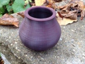 pouco amigável pot - petit vaso chaleureux recipientes decoração pote potes urna 3d print model - Mito3D
