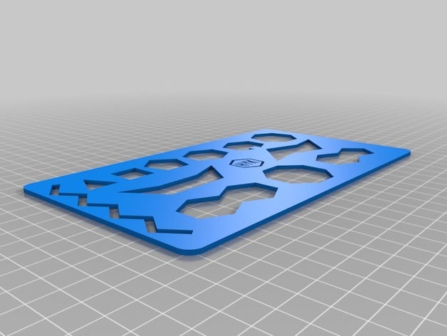 Organik Kimya şablon kimya 3D print model - Mito3D