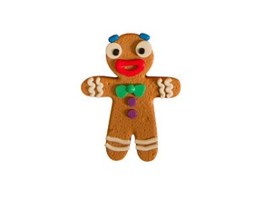 gingerbread man decor candy christmas decoration holiday 3d print model - Mito3D