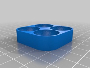 cupola paraurti stampo - asta filettata inserire la fotocamera piedi glidetrack omnislider 3d print model - Mito3D