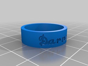 meine angepasste ring Ringe kundengebundene 3d print model - Mito3D