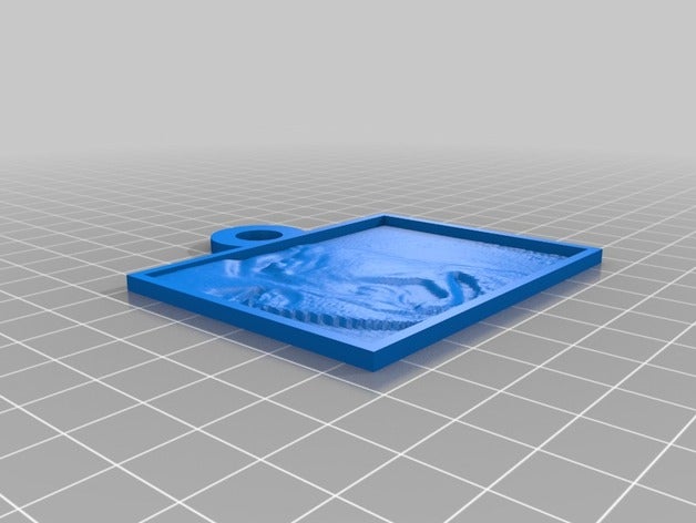 özelleştirilmiş lithopane benim 2d sanat 3D print model - Mito3D