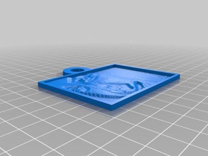 özelleştirilmiş lithopane benim 2d sanat 3d print model - Mito3D