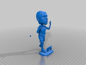 steph curry bobblehead scans & replicas makerbotdigitizer scan 3d print model - Mito3D