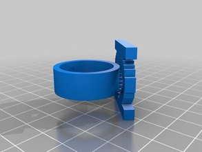 green lantern pixel art anillo los anillos personalizado 3d print model - Mito3D