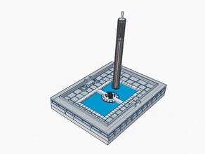 Universität albany podium Gebäude & Strukturen new york suny 3d print model - Mito3D