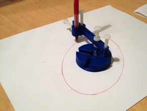 ellipsograph disegno strumenti di strumento d'arte ellisse giocattolo tramagli archimede niente grinder mixer 3d print model - Mito3D