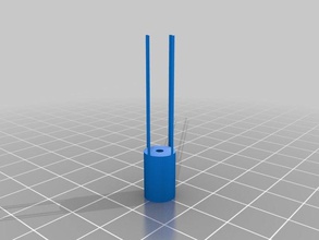 my customized round foot bolt square nut electronics 3d print model - Mito3D