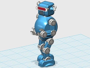 robot giocattolo modello di sci-fi fantascienza 3d print model - Mito3D