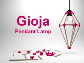 gioja pendant lamp household hemma ikea lamps 3d print model - Mito3D