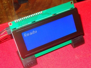 lcd stand electronics 3d print model - Mito3D