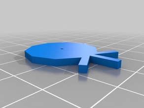 meu personalizados flocon param tr fablab csmb a arte personalizado 3d print model - Mito3D