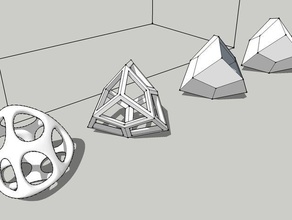 deltoid dodecahedron heykeller heykel 3d print model - Mito3D