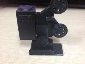 8mm projector decor 3d print model - Mito3D