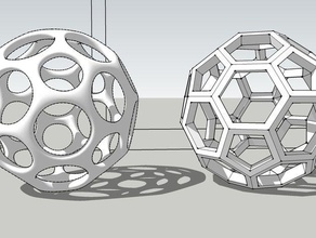 bucky bola esculturas 3dbcmodelgarden buckminster fuller matemática 3d print model - Mito3D