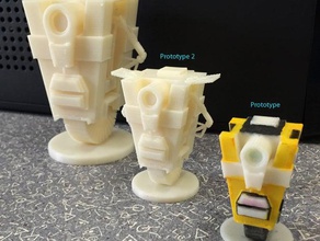 claptrap modèle de robots borderlands inventeur lac supérieur l'école secondaire 3d print model - Mito3D