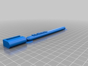 meine angepasste bic Wort Stift office kundengebundene 3d print model - Mito3D