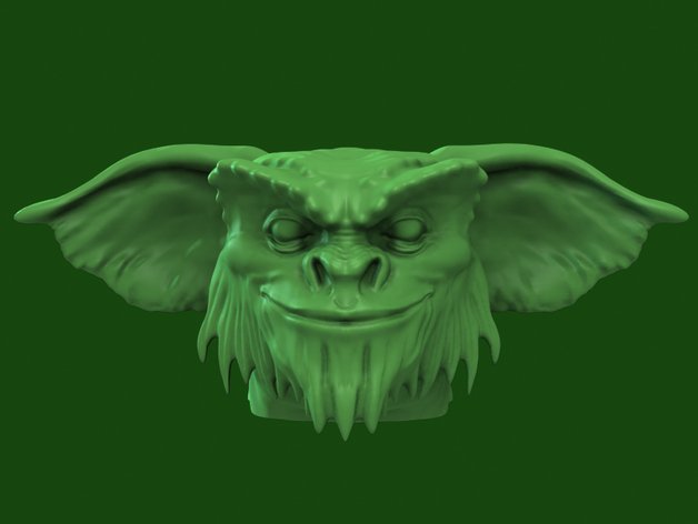 gremlin cabeça criaturas criatura gremlins vfxbase 3D print model - Mito3D