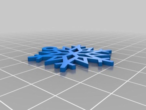 alex's snowflake com customized 3d print model - Mito3D
