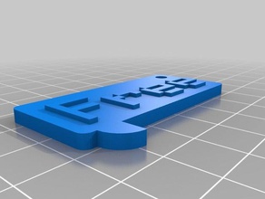 il mio personalizzati chiamare con nome di targa del generatore monete & distintivi su misura 3d print model - Mito3D