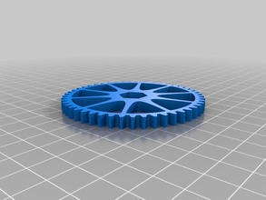 ultimaker gran rueda 3d de la impresora partes extrusora alimentador material ultimakee 3d print model - Mito3D