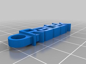 etiqueta personalizada 'radek' organización personalizado 3d print model - Mito3D