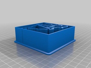 özelleştirilmiş resim benim çerez kesici tabanlı mutfak ve yemek 3d print model - Mito3D